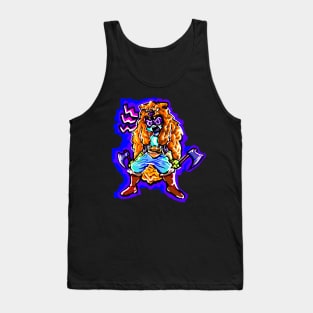 Murder Drones Viking drone neon graffiti art Tank Top